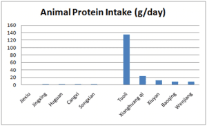 animal protein intake